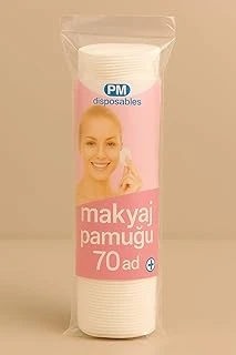 1 Paket 70 Adet Makyaj Temizleme Pamuğu Pedi Pamuk ürün görseli 1
