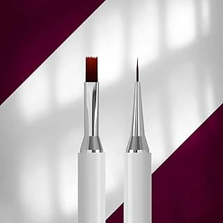 Staleks Exclusive Çift Uçlu Sentetik Nail Fırçası 10-10Mm Manyetik Kapaklı Nbx-08/03 ürün görseli 1