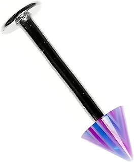 Rouge Labret Stud Çelik Spike Piercing Tdgr00920 ürün görseli 1