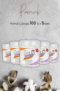 Lux Pamuk Çubuğu 100' Lü X 5 Adet ürün görseli 1