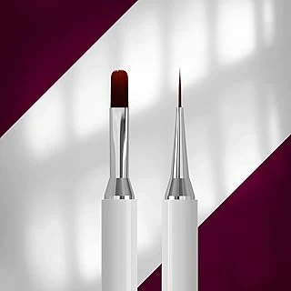 Staleks Exclusive Çift Uçlu Sentetik Nail Jel Liner Fırçası 11-12Mm Manyetik Kapaklı Nbx-06/11 ürün görseli 1