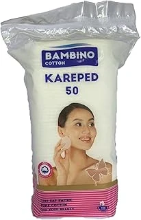 50'Li Kare Makyaj Temizleme Pamuğu ürün görseli 1