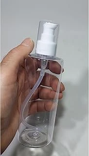 Mikasso 250 Ml Şeffaf Losyon Sprey Şişe 250 Cc Sızdırmaz Beyaz Pompa Kapaklı Pet Plastik Şişe 3 Adet 8697431706595 ürün görseli 1