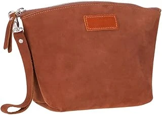 Muted Chestnut – Deri Makyaj Çantası ürün görseli 1