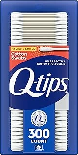Q-Tips Pamuklu Çubuklar, Hijyen Kalkanı, İlk Yardım İçin, Güzellik Bebek,%100 Pamuk, 300 Adet ürün görseli 1