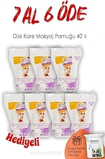 Lux Disk Kare Makyaj Pamuğu 40' Lı 7 Al 6 Öde Rosie ürün görseli 1