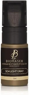 Biomaser Kalıcı Makyaj Nano Pigment Boya, Light Gray, 12 Ml ürün görseli 1