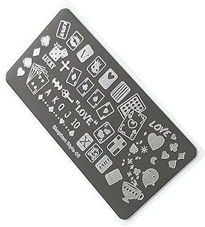 Nail Stamping Baskı Plakası S08 ürün görseli 1