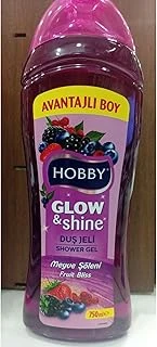 Glow & Shine Duş Jeli, 750 Ml, Meyve Şöleni, Mor ürün görseli 1