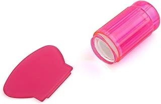 Stampa Silikon Stamping Şeffaf Pembe Frenç & Stamping ürün görseli 1