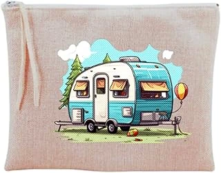 Karavan Baskılı Makyaj Çantası Bej, Lh9723848091236712321 ürün görseli 1
