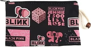 Blackpink K-Pop Desenli Kalemlik Fermuarlı Makyaj Çantası Orta Boy 12Cm X 20Cm ürün görseli 1
