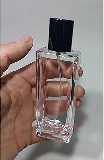 1 Adet Boş Siyah Renk Kapaklı Kolonya Şişesi Doldurulabilir Cep Plastik Parfüm Şişesi 50 Ml 869743170743 ürün görseli 1