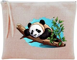 Dalda Panda Baskılı Makyaj Çantası Bej, Lh78326904812361231 ürün görseli 1