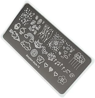 Nail Stamping Baskı Plakası S16 ürün görseli 1