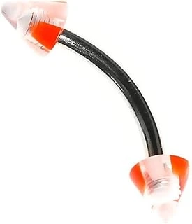 Rouge Moulin Curved Barbel Çelik Spike Piercing Tdgr00903 ürün görseli 1