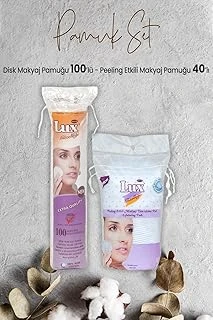 Lux Peeling Etkili Makyaj Pamuğu 40' Lı Disk Makyaj Pamuğu 100'Lü ürün görseli 1