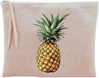 Ananas Baskılı Makyaj Çantası Bej, Lh793264290138412376123 ürün görseli 1