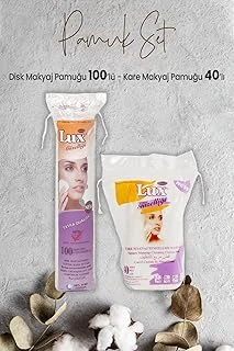 Lux Disk Makyaj Pamuğu 100'Lü Disk Kare Makyaj Pamuğu 40' Lı ürün görseli 1
