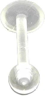 Bioplast Şeffaf Labret Piercing, Şeffaf, 8 Mm ürün görseli 1