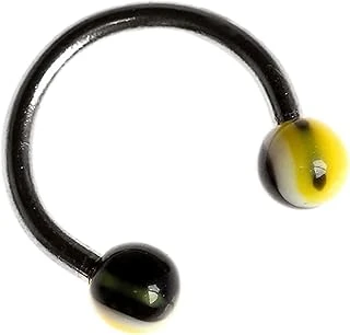 Rouge Circular Barbell 316L Çelik Piercing, Çok Renkli, 1.2Mm Çelik ürün görseli 1