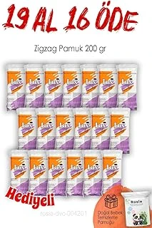 19 Al 16 Öde 200 Gr. Lux Zigzag Pamuk Rosie ürün görseli 1