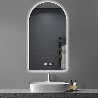 Led Arka Aydınlatmalı Banyo Aynası 70X100Cm (28X48 Inç) Ayarlanabilir Parlaklık, 3 Renk Seçeneği, Şık Dekorasyon Optimum Yansıma Için Buğu Önleyici Makyaj Aynası. (Küçültülmüş Boyut 20X32 Inç) ürün görseli 1