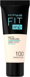 New York Me Matte+Poreless Fondöten - 100 Warm Ivory (30 Ml) ürün görseli 1