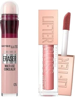New York Instant Anti Age Eraser Kapatıcı- 05 Brighten & New York Lifter Gloss Nemlendirici Dudak Parlatıcısı - 003 Moon ürün görseli 1