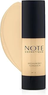 Note Cosmetics & Protect 01 Beige Canlandırıcı Etkili Spf 15 Kapatıcı Fondöten ürün görseli 1