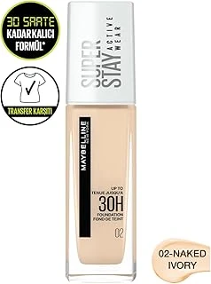 New York Superstay Wear Fondöten- 02 Naked Ivory (30 Ml) ürün görseli 1