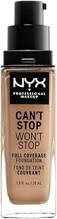 Professional Makeup Fondöten - Can'T Stop Won'T Stop Full Coverage Foundation 12 Classical Tan 30 Ml 800897181093 ürün görseli 1