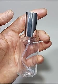 Paradise Cam Yeniden Doldurulabilir Sprey Kolonya Parfüm Şişesi 50 Ml - Boş Şişe 10 Adet Gümüş Renk, Bcş503G3 ürün görseli 1
