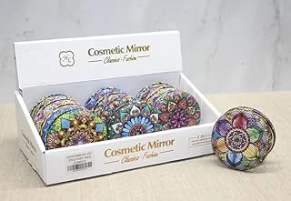 Taşlı Yuvarlak El Aynası Kalın Model 4 ürün görseli 1