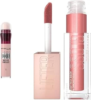 New York Instant Anti Age Eraser Kapatıcı- 05 Brighten & New York Lifter Gloss Nemlendirici Dudak Parlatıcısı - 003 Moon ürün görseli 1