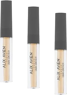 Alix Avien Aydınlık Görünüm Sağlayan Yoğun Likit Göz Altı Kapatıcısı - Liquid Concealer 107 Warm Desert (3 Paketi) ürün görseli 1