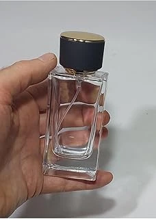 2 Adet Cam Kolay Kapama Sprey Kolonya Parfüm Şişesi 50 Ml - Boş Şişe Gold Siyah Kapaklı, Prfm-0027132 ürün görseli 1