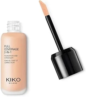 Kiko Milano Fondöten & Kapatıcı-Full Coverage 2-In-1 Foundation & Concealer-01 Warm Rose-Mat Saten Bitişli ürün görseli 1