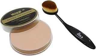 Make Up Cover Porselen Fondöten Kapatıcı 210 + Izla Kaşık Fırça 210 ürün görseli 1