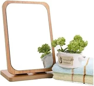 Gaman Yeni Model Dekoretif Özel Ayarlanabilir Tasarımlı 22 Cm Ahşap Kare Ayna ürün görseli 1