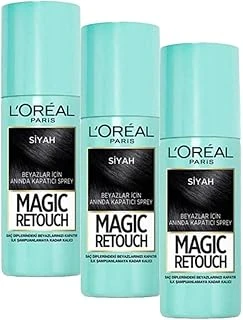 L'Oreal Paris Magic Retouch Beyaz Dipleri Kapatıcı Sprey 75 Ml - Siyah (3 Paketi) ürün görseli 1