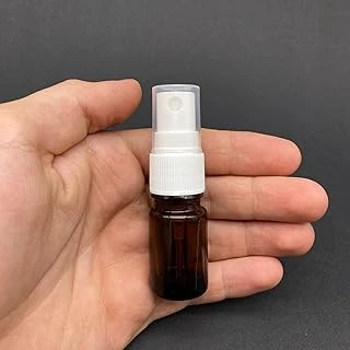 5 Ml Amber Cam Şişe Beyaz Spreyli, 5Cc Kahverengi Spreyli Boş Şişe X 6 Adet ürün görseli 1
