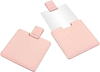Gaman Gmn-17 Özel Kılıflı Makyaj Aynası - Mini Metal Ayna Kare Taşınabilir 6 X 6 Cm ürün görseli 1