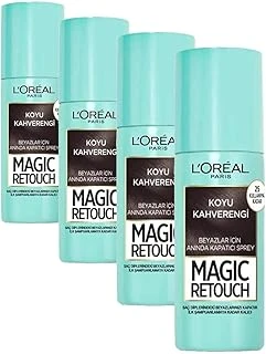 L'Oréal Paris Magic Retouch Beyaz Dipleri Kapatıcı Sprey - Koyu Kahverengi (75 Ml) (4 Paketi) ürün görseli 1