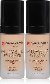 Pierre Cardin Hello Matte Yüksek Kapatıcı Etkili Mat Fondöten (Medium Beige) (2 Paketi) ürün görseli 1