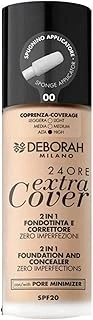 Deborah 24Ore Extra Cover Fondöten No:00 30Ml Fair ürün görseli 1