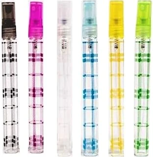 Roseroi Cam Cep Parfüm Şişesi Hediyelik 10 Ml Boş Karışık Renkli Şişe (6 Adet) ürün görseli 1