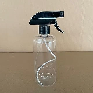 500 Ml Siyah Spreyli Uzun Silindir Plastik Şişe, 500 Cc Spreyli Plastik Şişe X 4 Adet ürün görseli 1