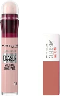 New York Instant Age Eraser Kapatıcı 05 Brighten & Super Stay Matte Ink 65 Mini Hediyeli ürün görseli 1