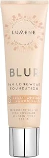 Lumene Blur 16H Longwear Foundation Spf15 16 Saat Kalıcı Fondöten Spf15 Fresh Apricot ürün görseli 1
